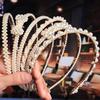 Luxury Big  Pearl Hairbands Women Bow Sunflower  Hair Hoops Girls Hair Accessories Fashion Jewelry Headband