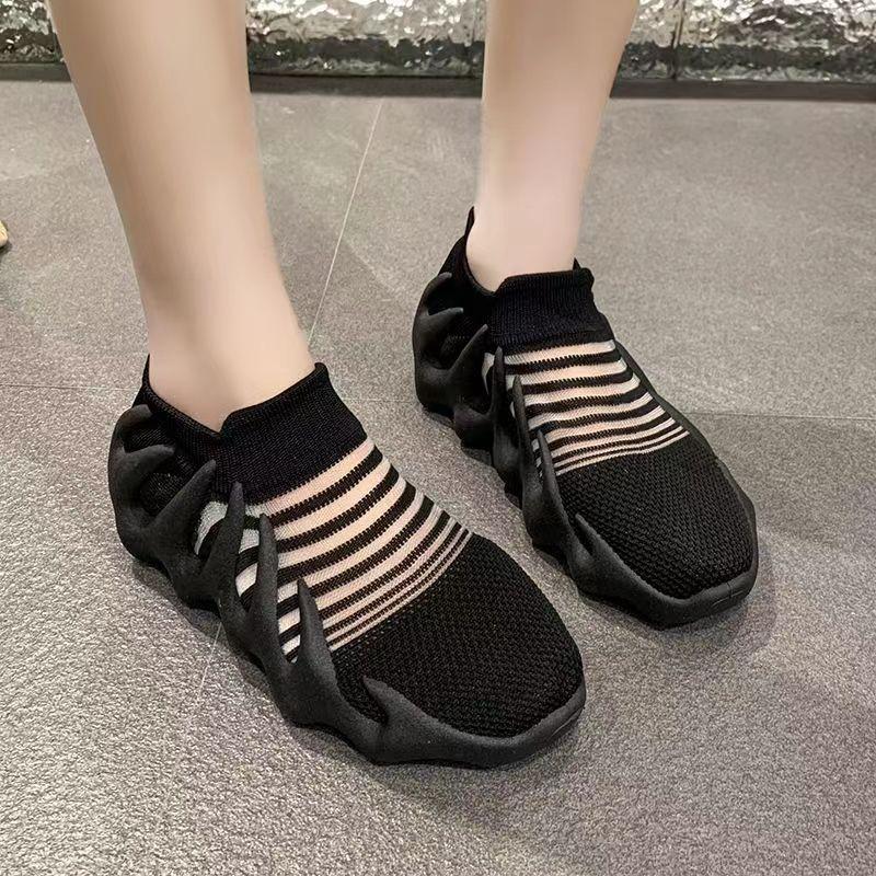 Осьминог Кокосовая обувь Женская Кампус Лето Новая Сетка Тонкая Дышащая Вулкан Беговые Спортивные Кроссовки