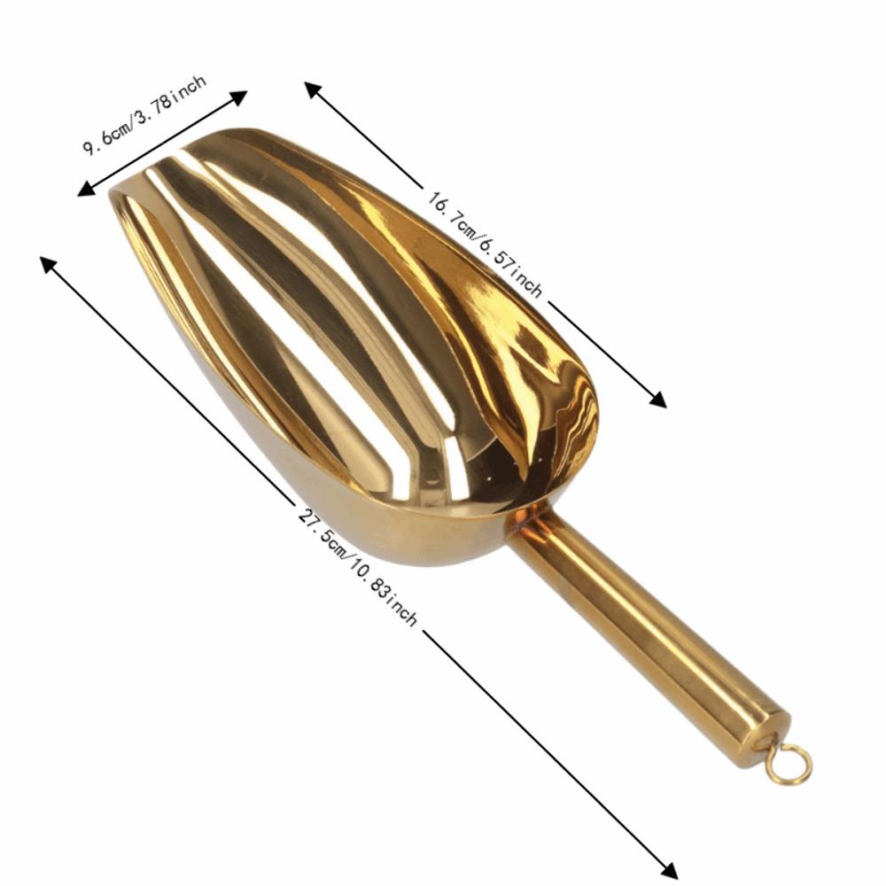 Gold Food Scoop Multi-Purpose Grain Flour Shovel Practical Ice Scoop Kitchen