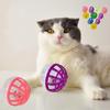 3.8cm With Bells Interactive Plastic Hollow Pet Supplies Cat Toys Training Tools Throw Ball