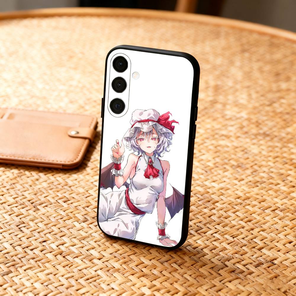 Милый Чехол для Телефона TouHou Project Flandre Для Samsung A73,72,71,A52,51,40,41,A22,A32,31,A13, Мягкий Черный Корпус