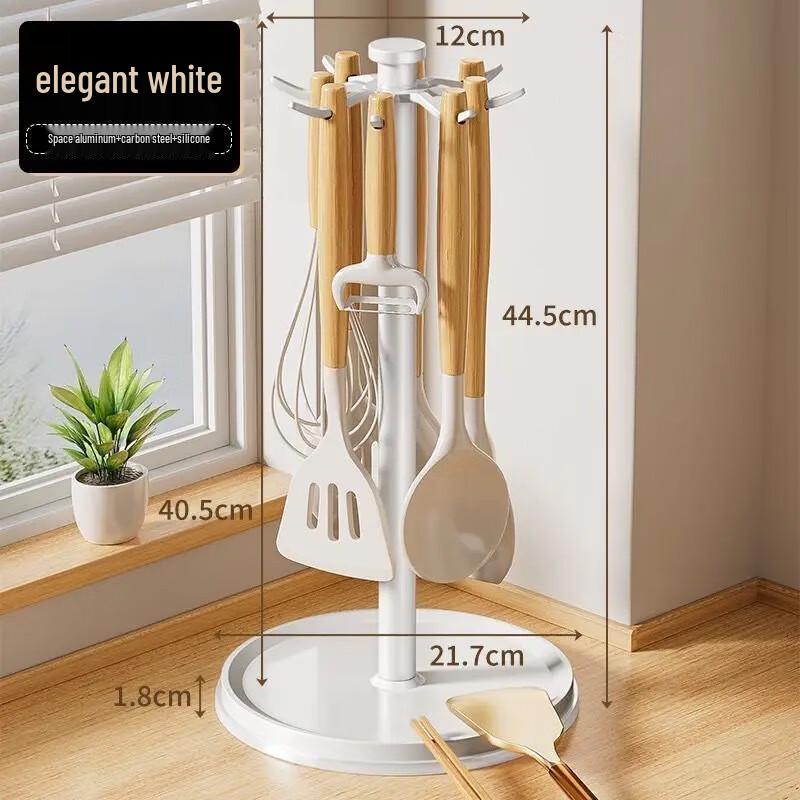WYL Countertop Rotating Spatula Rack