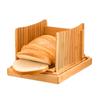 Bamboo Bread Slicer Adjustable Foldable Slicing Cutting Board Kitchen Homemade Cake Packet Slicer Manual Slicing Tool