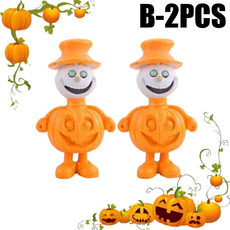Decorative Knick-knacks Cartoon Pumpkin Man Statue Cute Figurine Resin Crafts for Halloween Decoration Evenements Kids Gift