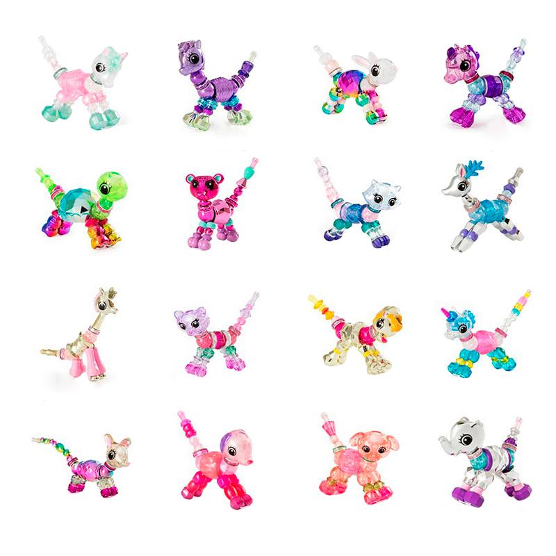 DIY творческий эластичный браслет для девочек Twisty Petz шить волшебные браслеты для домашних животных