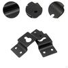 6 Pieces Speaker Wall Hanger Plate Bracket Connectors Accessory Universal for Clocks, Cooker Hoods