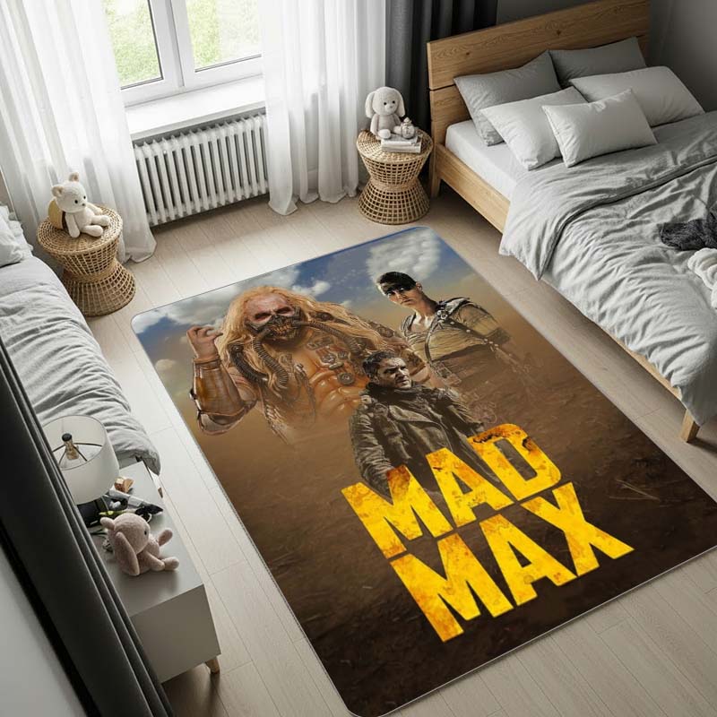 MAD MAX Rug, Music Carpet,Bedroom Rug, Doormat,Living Room Rug, Bedside Carpet, Computer Chair Mat, Christmas Gift.