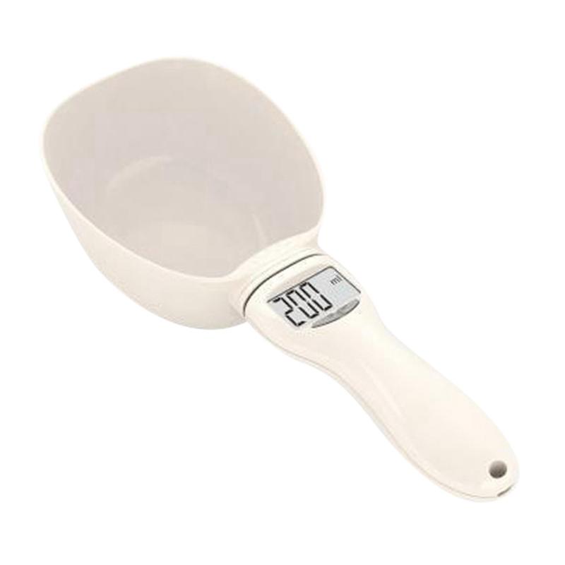 Pet Food Electronic Measuring Tool Digital Spoon Scale Grams with LCD Display for Dogs and Cats Food