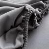 Простыня из стираного хлопка, нескользящий прочный наматрасник для дома, спальни, однотонное покрывало на кровать 140/160/200 см, мягкие покрывала