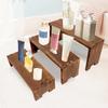 3-Piece Display Stand Wood Risers Rustic Display Risers Combination Type Display Stand