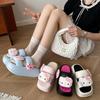 Cute Cartoon Doll Slippers Women's Summer Wear 2025 New Thick-soled Small Sandals Soft Bottom One-word Drag Tide