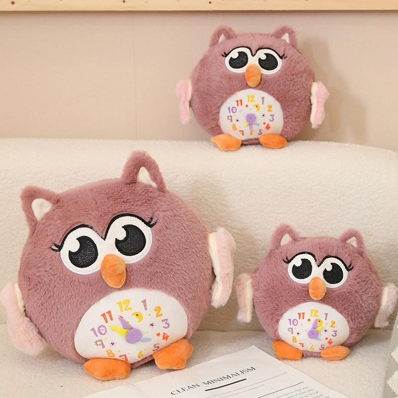 Милая плюшевая игрушка-сова, короткий плюш, мягкая игрушка