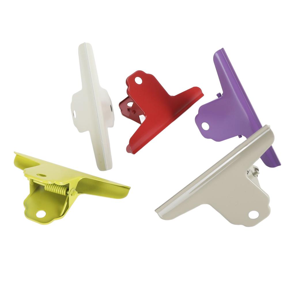 5 шт. красочные металлические шарнирные зажимы в виде быка, настенные подвесные сверхмощные прочные пружинные большие бычьи бумажные C