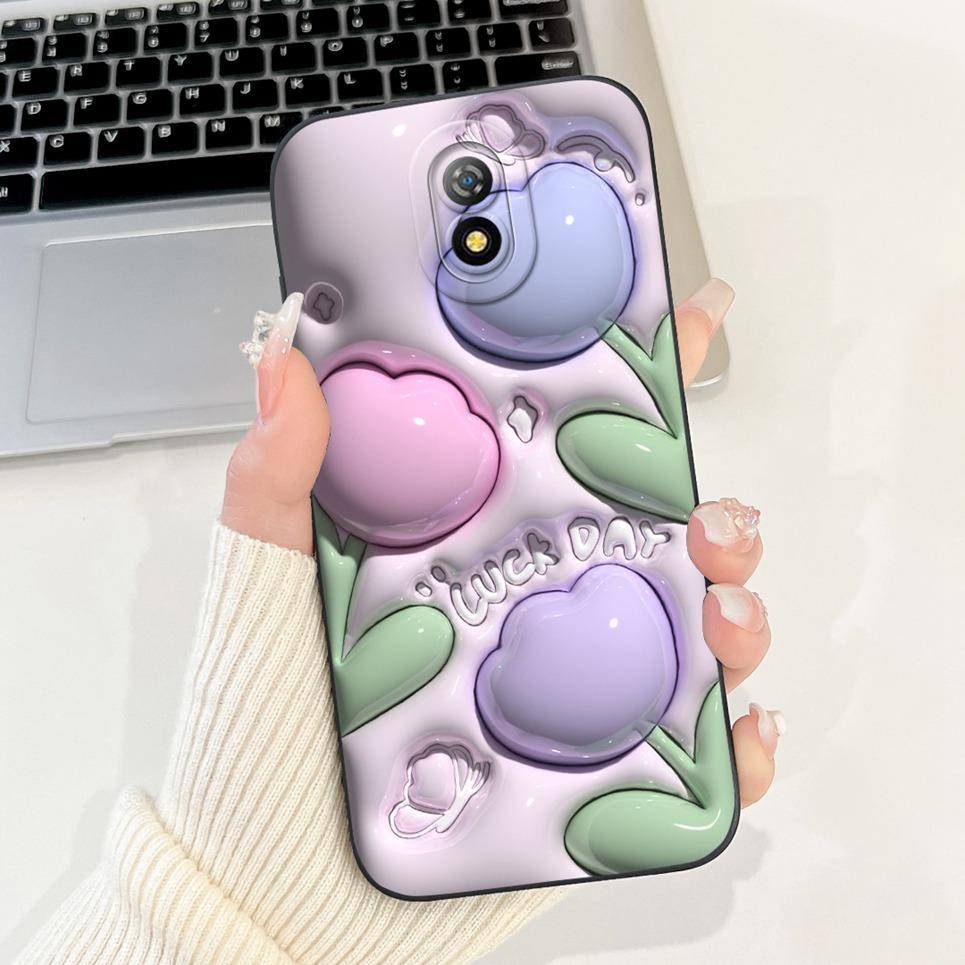 For Itel A16 / Itel A16 Plus Phone Cases Cover Flowe Rabbit Panda Avocado Soft Silicone Protective Bumper itela16 a16+ a16plus