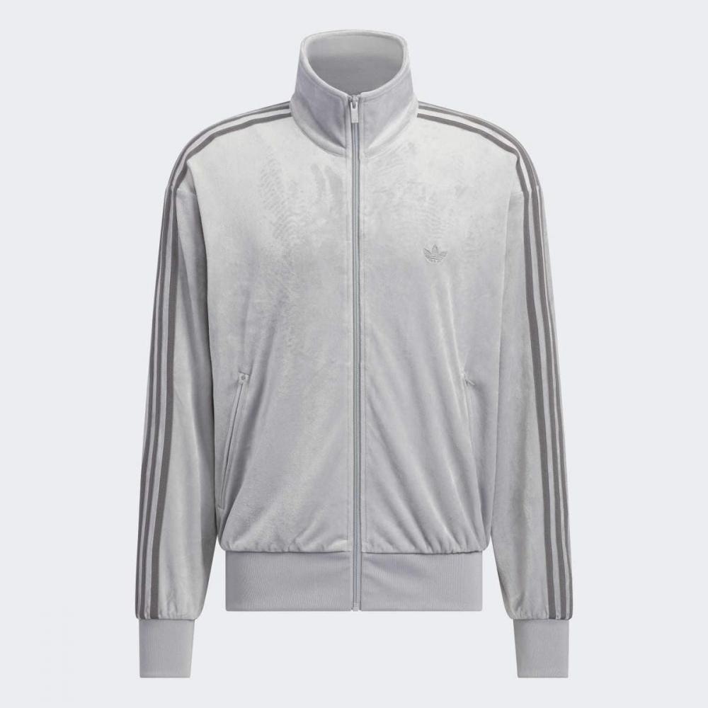 Adidas Stylish Velvet Loose Fit Track Top  Kq5476 