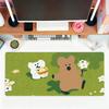 Cartoon Quokka Brand D-dinotaeng-S Mouse Pad For Office Gaming And Keyboards Non-Slip Large Waterproof