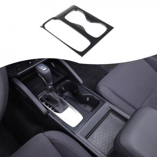 ABS Carbon fiber Center Gear Shift Cup Holder Trim Cover For Nissan Frontier 22+