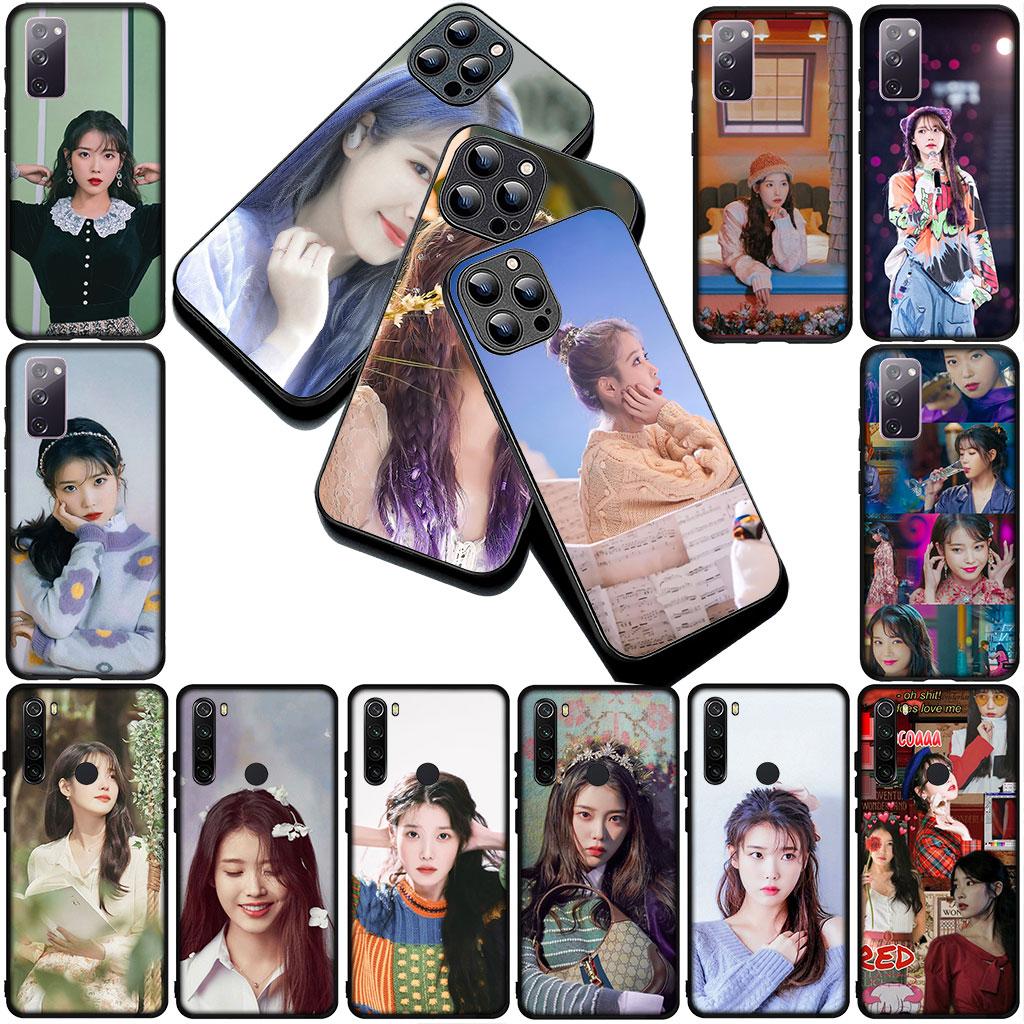 Phone Cover for Samsung Galaxy S25 S24 S23 FE Ultra Plus S7 Edge S25+ S23+ A56 5G Soft Silicone Case Lee Jieun Poster iu Jieun