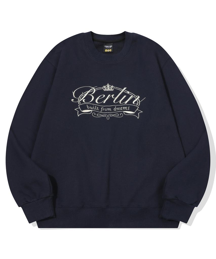 CPGN STUDIO Berlin Embroidered Sweatshirt Navy