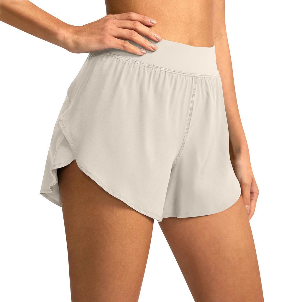 Athletic Shorts For Women Summer High Waist Quick Dry Workout Gym Shorts Loose Fit Layer Running Shorts