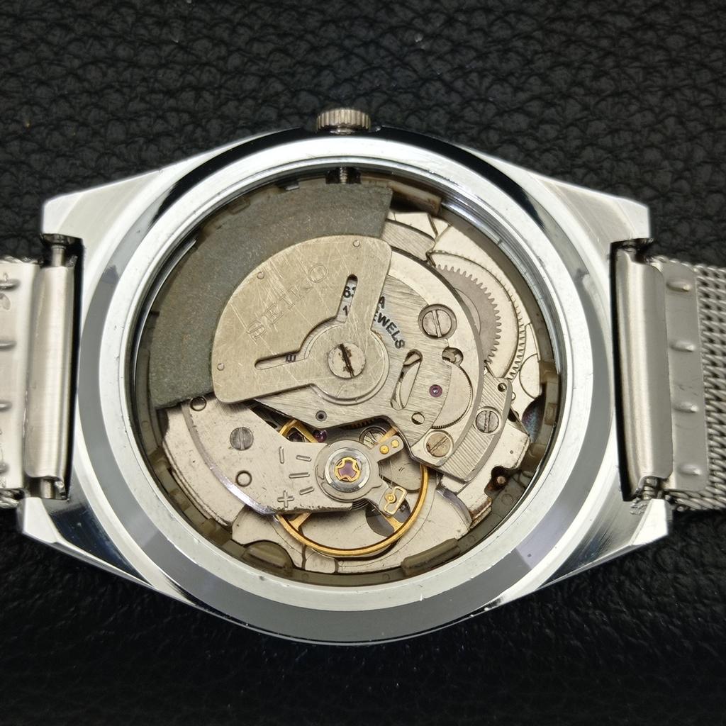 ВОССТАНОВЛЕННЫЕ ВИНТАЖНЫЕ SEIKO 5 АВТОМАТИЧЕСКИЕ 6309A ЯПОНИЯ МУЖСКИЕ ЧАСЫ С КРАСНЫМ ЦИФЕРБЛАТОМ a434688-2