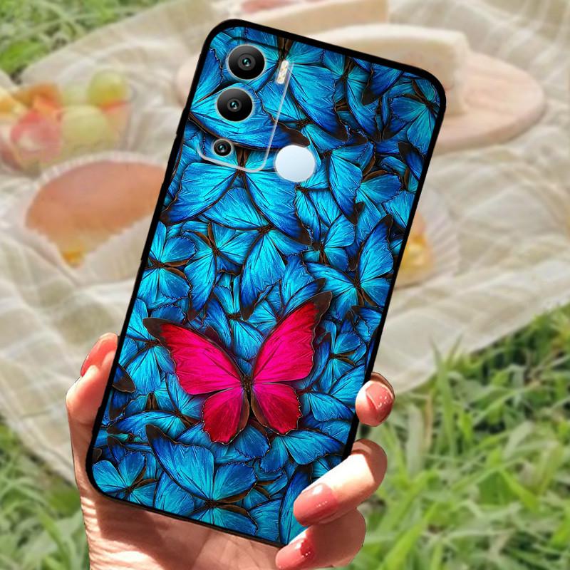 Чехол для Infinix Hot 12i 12 i X665B Силиконовый Мягкий ТПУ Чехол для Телефона Для Infinix Hot 12 Pro X668C Чехлы Hot12 X6817 Бампер Fundas