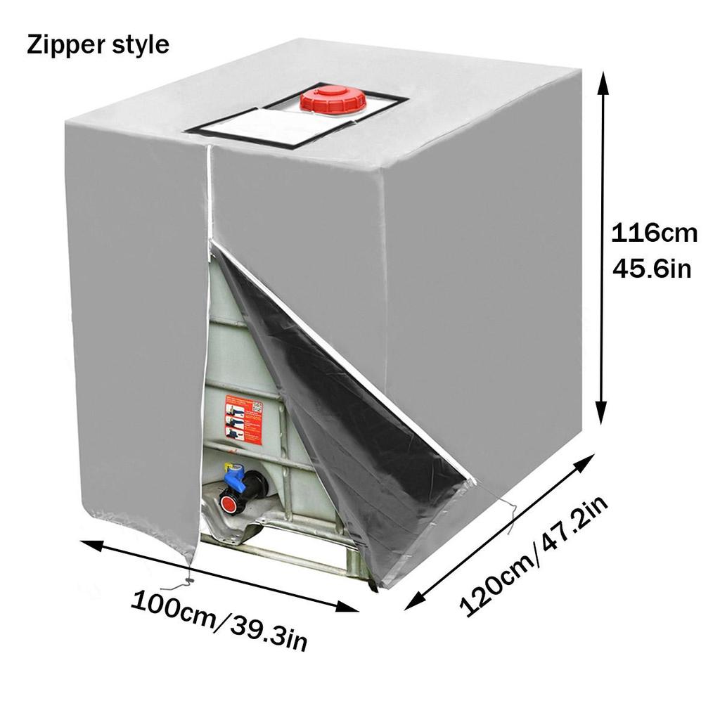 Крышка бака IBC на молнии Защитная крышка на 1000 литров защищает крышку от ультрафиолета и пыли