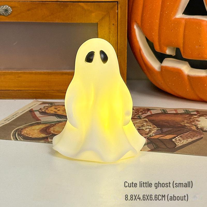 Милая лампа-призрак: Забавное украшение на ночь на Хэллоуин