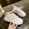 Новые белые туфли на платформе, женские весенние и осенние повседневные кроссовки на платформе, универсальные кроссовки, женская мода Ins
