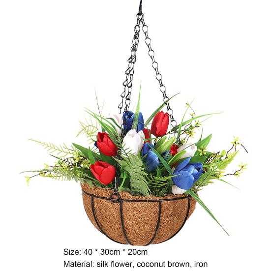 Цветок из искусственного шелка, не требующий полива, декоративный устойчивый к атмосферным воздействиям, практичный садовый цветок, настоящий сенсорный цветок-тюльпан из искусственного шелка, украшение для дома