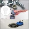 uxcell High Temperature Resistant Silicone Plug Mount Diameter 4mm/0.16" T-Shaped Solid Rubber Stopper Hole