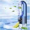Rechargeable Usb Desktop Fan With Spray Humidifier And Touch Operation For Home And Gift
