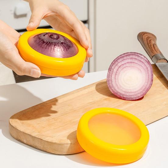 Refrigerator Storage Container Silicone Fruit Storage Box with Twist-Off Lid BPA Free Easy To Clean Reusable Fridge Fruit Fresh-keeping Box