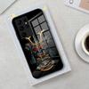Япония Призрак Самурай Чехол для телефона Для Samsung S25 Edge Ultra 23 22 21 20 Ultra Plus S24 Fe A54 53 25 Стеклянная крышка