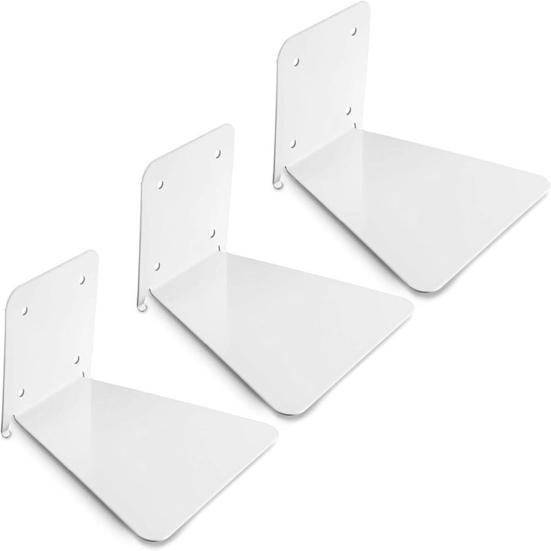 Невидимая плавающая книжная полка, настенные книжные полки для книг, растений, DVD-дисков, настенный железный органайзер для домашнего офиса, класса