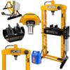 JCB 20T Hydraulic Workshop Floor Press with Foot Pedal + Pressure Gauge