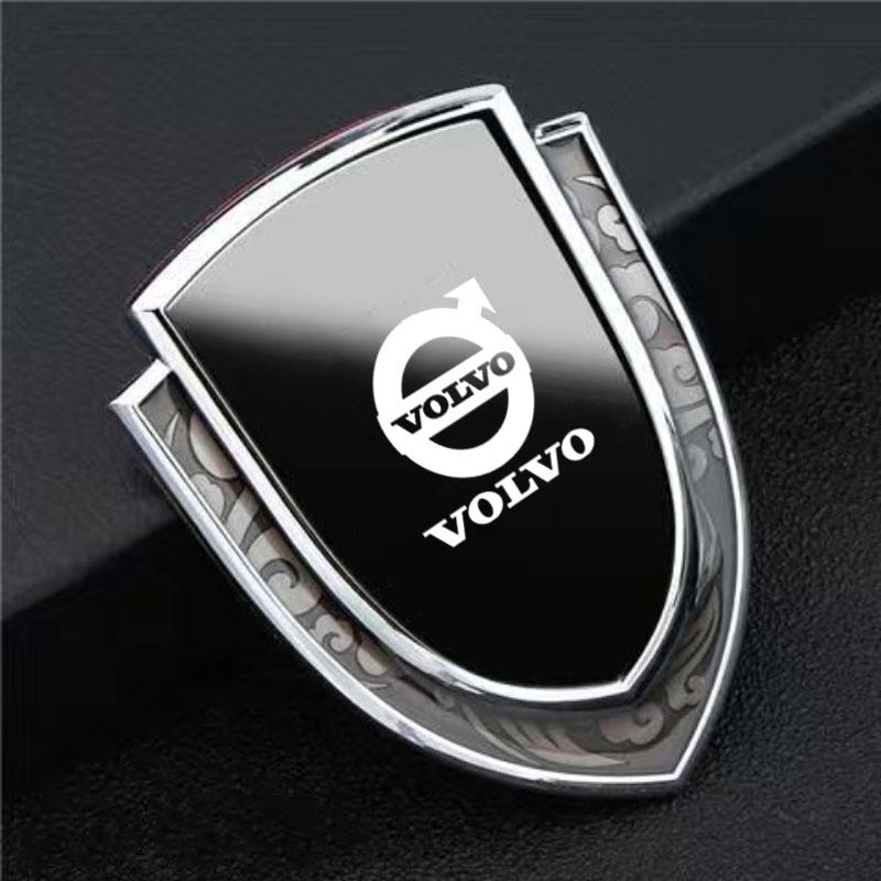 3D Metal Car Side Fender Trunk body Emblem Badge sticker for Volvo XC60 S90 XC90 S60 XC40 V60 V90 S40 Volvo EX30 C40 Accessories