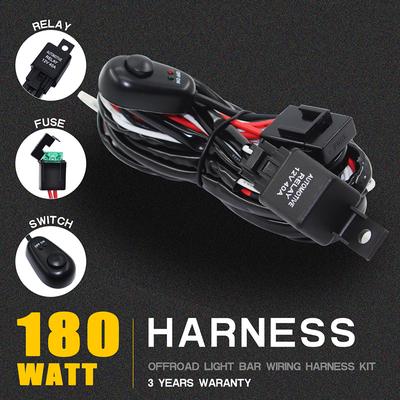 Комплект реле переключателя жгута проводов для Connect 2 LED Work Driving Light Bar