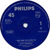 7-дюймовая пластинка DUSTY SPRINGFIELD I Only Want To Be With You BF1292 Philips 1963 UK SoulFunk Б/у