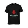 ekklesia light green TShirt Big Size Short Sleeve Tee for Men