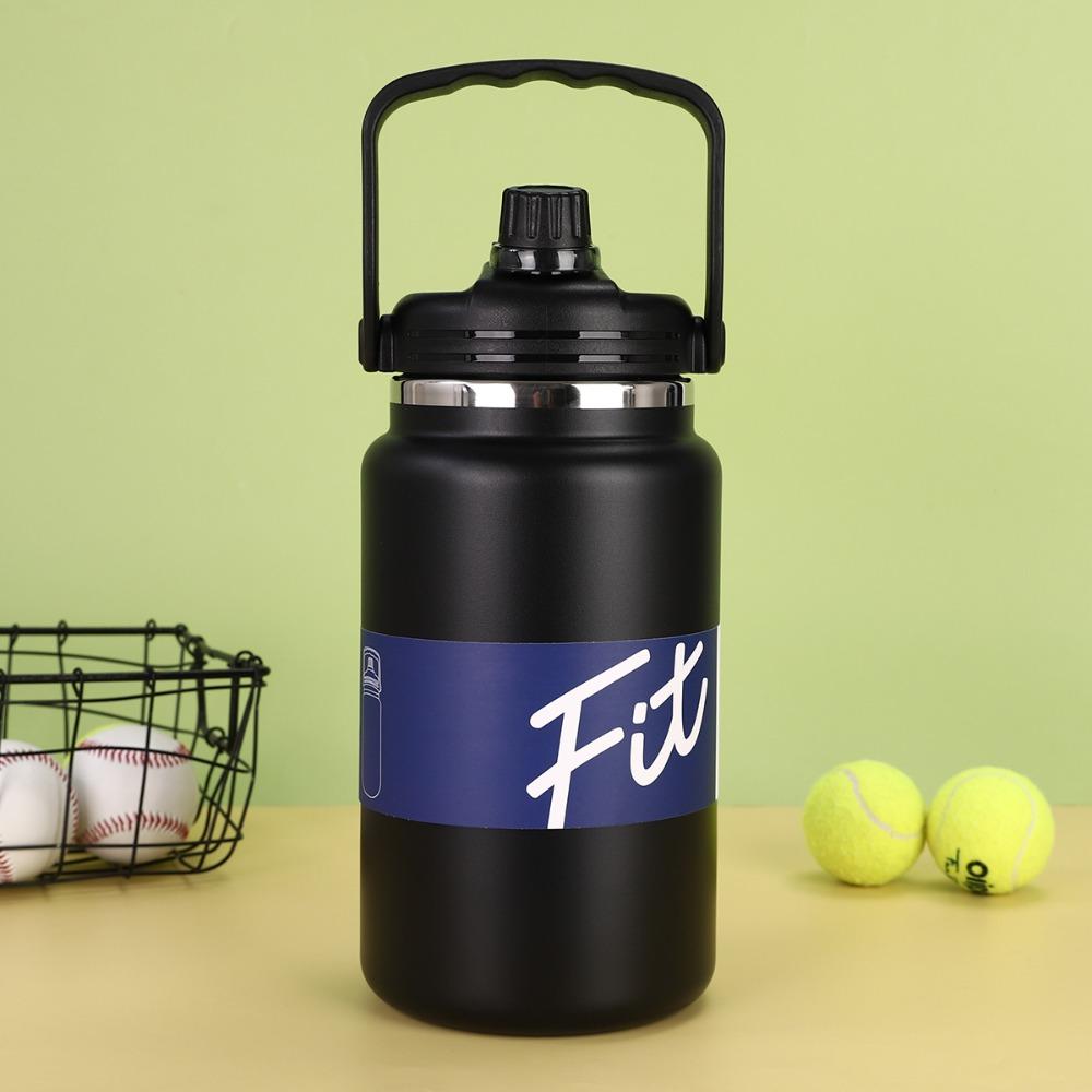 Large Capacity Sport Thermal Cup 1.5/2/2.5L Vacuum Flask Household Insulated Water Bottle Stadium