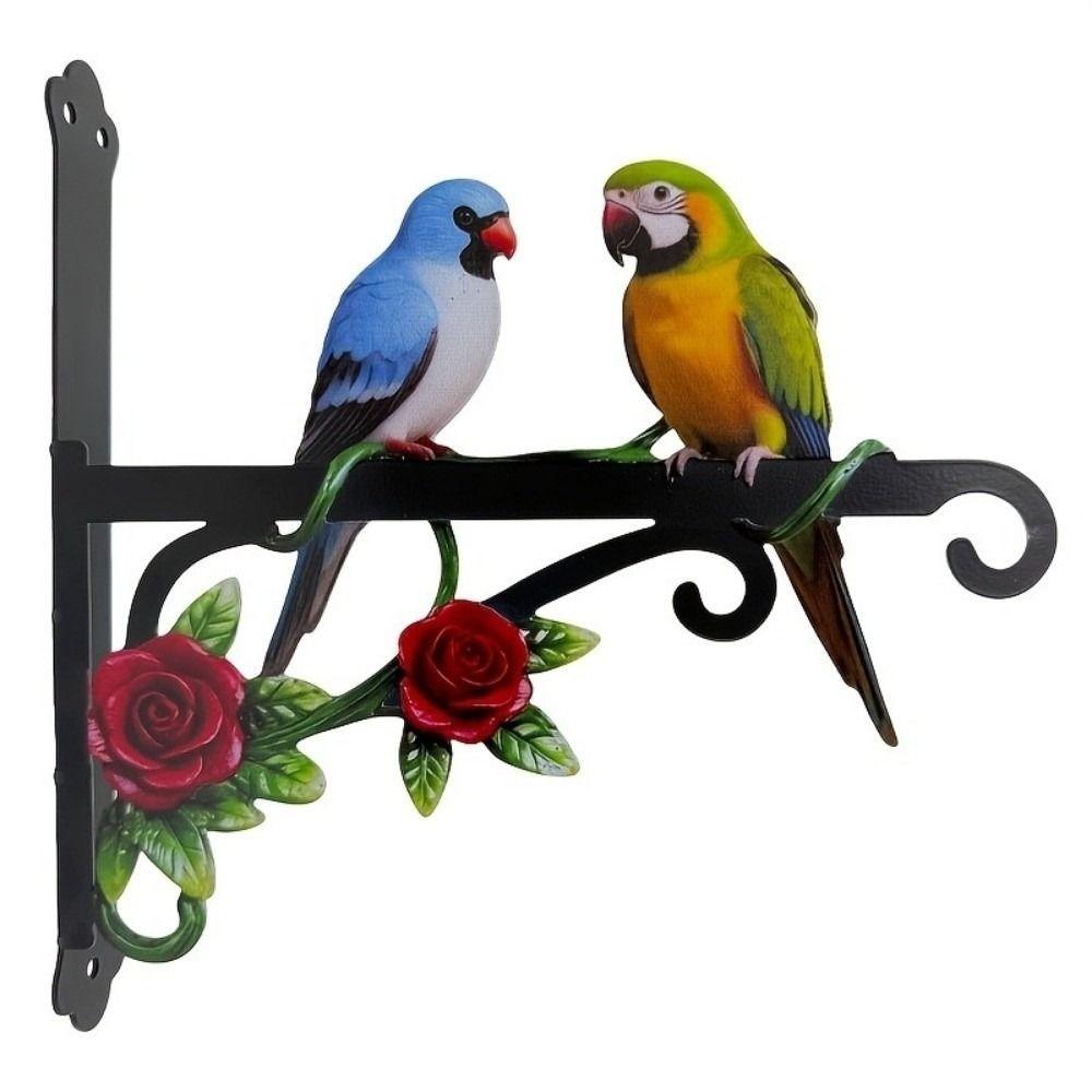 Colorful Wall-mounted Hanger Outdoor Indoor Metal Decorative Rack Beautiful Wall Hook Outdoor