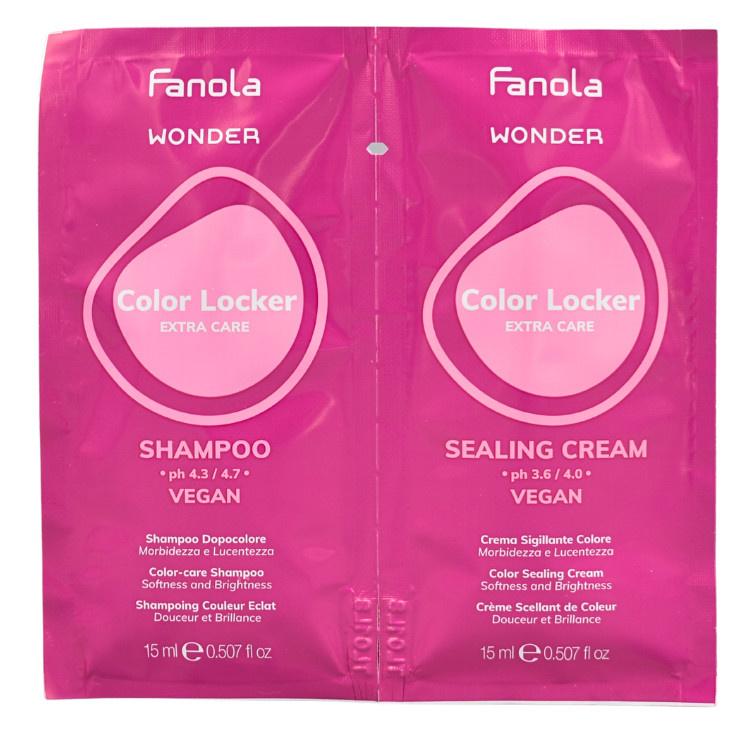 Fanola Wonder Color Locker Shampoo+Cream 2X15