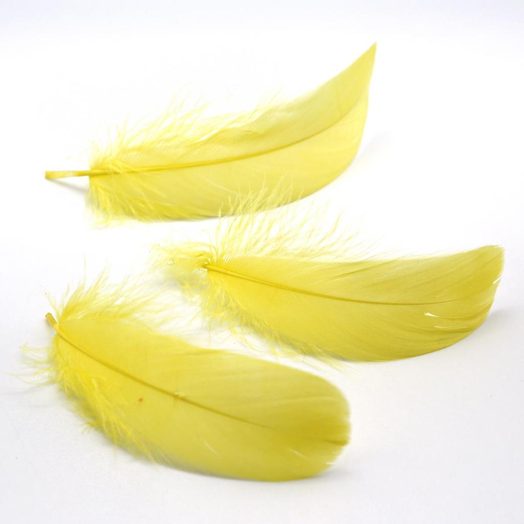 50 шт./лот, натуральные перья 8-13 см, маленькие плавающие гусиные перья, разноцветные перья, шлейф для украшения, шлейфы для рукоделия