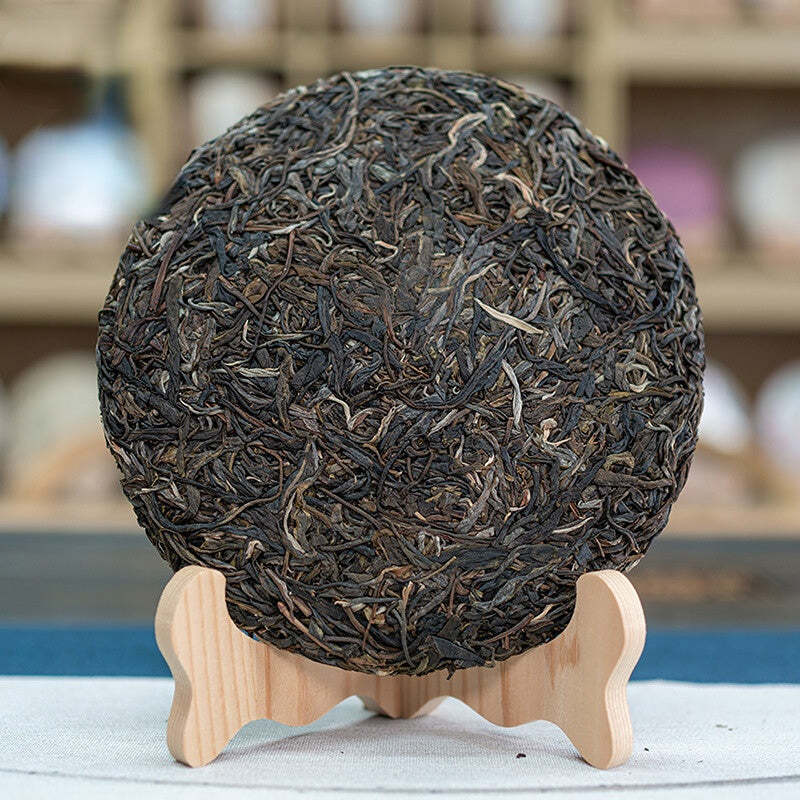 357г Юньнань Пуэр Сырой чай Цзинмай Пуэр Зеленый чай Кекс Китайский Пуэр Шэнча