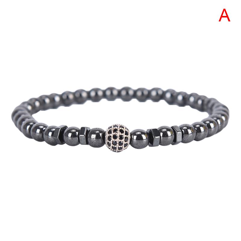 Магнитный гематитовый камень из бисера, браслет, магнит для здравоохранения, мужской ювелирный подарок