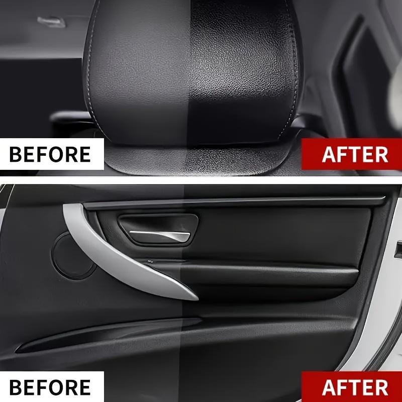 Набор для ремонта царапин салона автомобиля - паста для ремонта приборной панели и пластиковых поверхностей, уход за глянцем кожаных сидений, необходимый для ремонта автомобиля, включая бесплатную губку