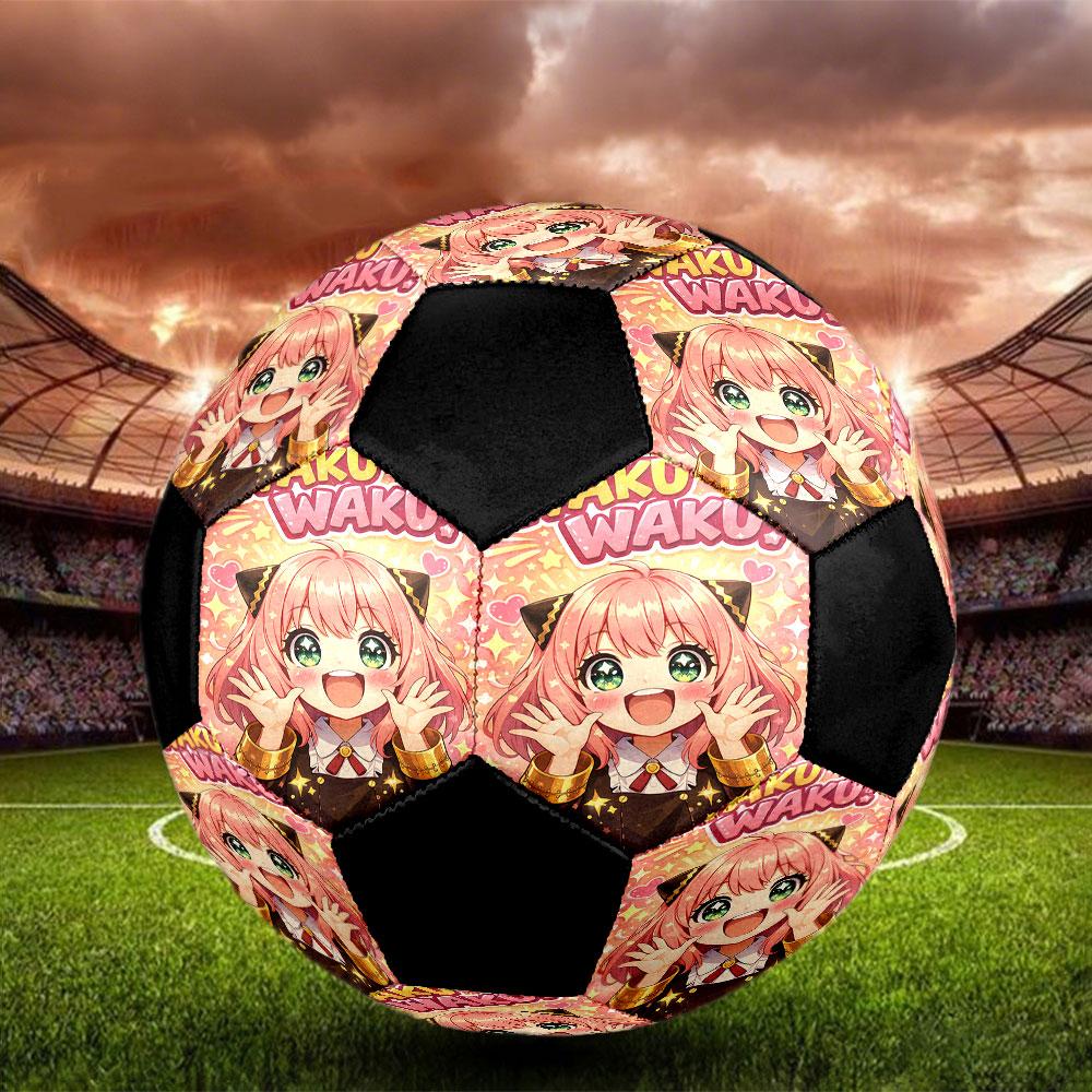 1pc SPY FAMILY Soccer Ball Size 5 Indoor Soccer Ball Fashion Colorful Backyard Game - Great For Sports Fans Gift HE43