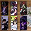 Мягкий чехол для телефона с аниме Code Geass для Samsung Galaxy S26 S25 Edge S24 Ultra S23 Plus S22 S21 FE S20 Черный Задняя крышка