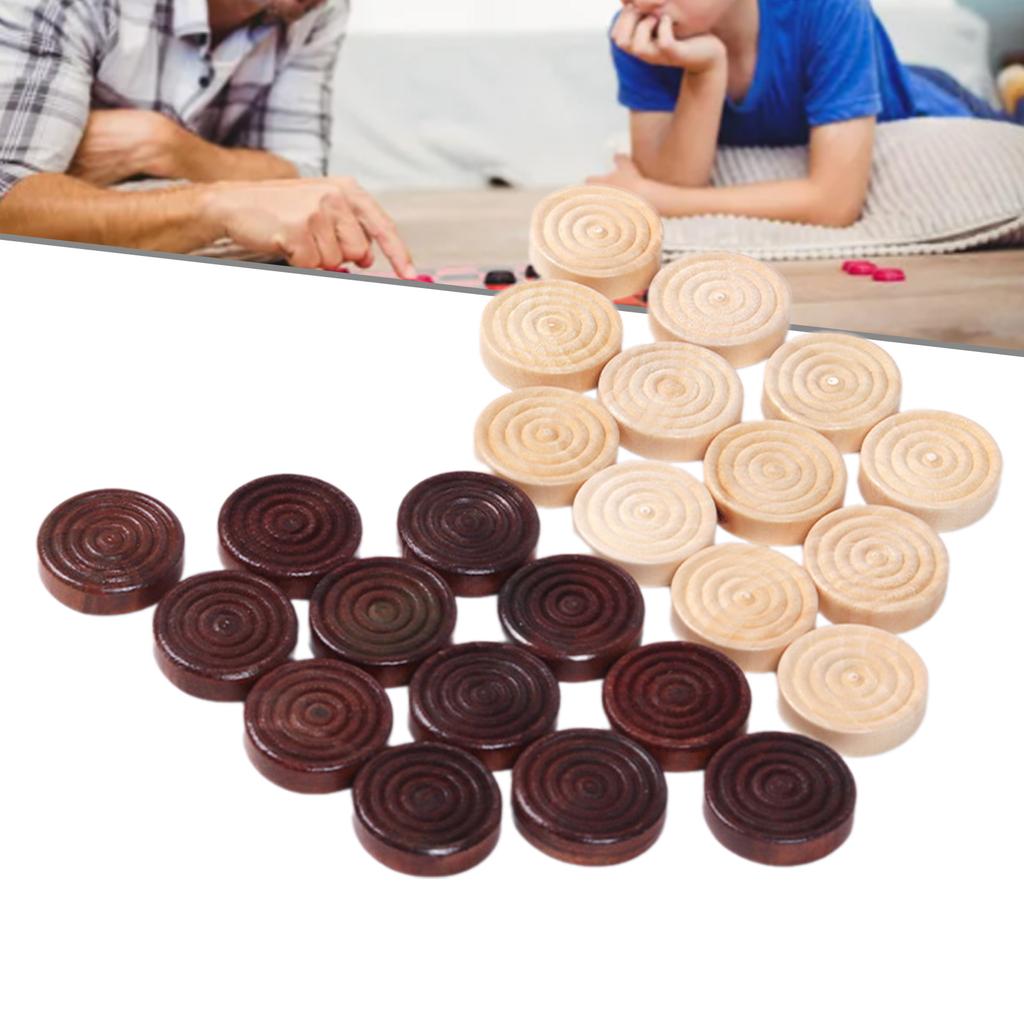 24 шт. Настольная игра Нарды Шахматы Штабелируемые деревянные шашки Фигуры Шашки Фигуры Шашки Шашки Нарды Фигуры